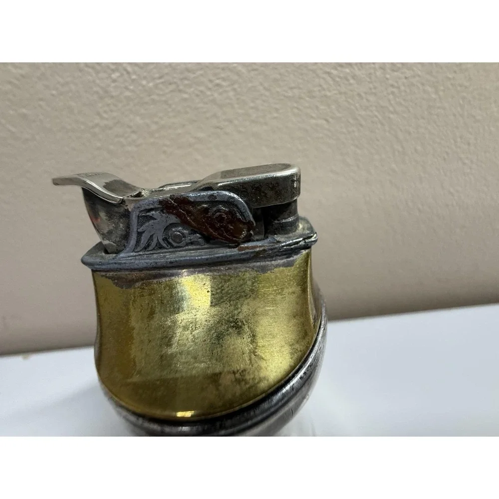 Vintage Silver Plated Evans Table Lighter